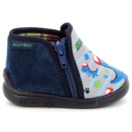  παιδικό παντοφλάκι για αγόρι mini max ανατομικό χρώματος μπλε dino 5