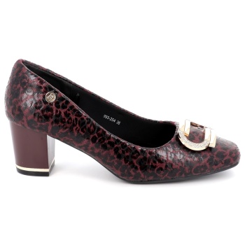 γυναικεία γόβα b-soft χρώματος μπορντό