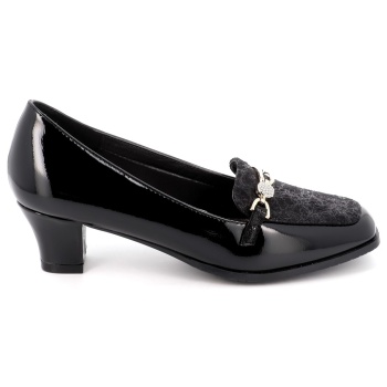 γυναικεία γόβα b-soft χρώματος μαύρο