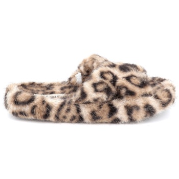 γυναικεία παντόφλα parex χρώματος καφέ