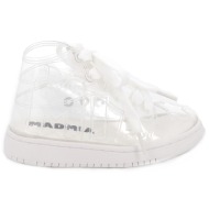  παιδικό μποτάκι για κορίτσι madmia χρώματος λευκό bubble star sneaks shoes