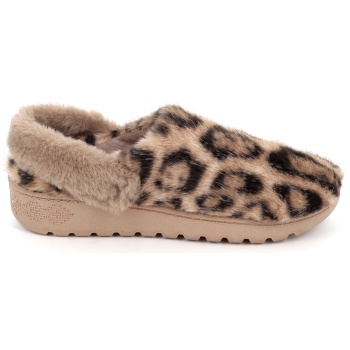 γυναικεία παντόφλα parex χρώματος καφέ