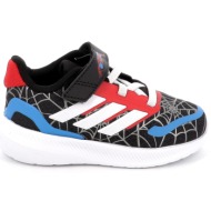  παιδικό αθλητικό παπούτσι για αγόρι adidas runfalcon spider-man el i χρώματος μαύρο jr5661