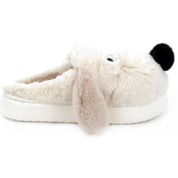 γυναικεία παντόφλα jomix χρώματος λευκό