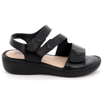 γυναικείο πέδιλο parex χρώματος μαύρο