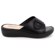  γυναικεία comfort παντόφλα parex χρώματος μαύρο 12133015.b