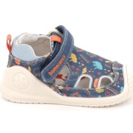  παιδικό κλειστό πέδιλο για αγόρι biomecanics ανατομικό χρώματος μπλε 262184-a556