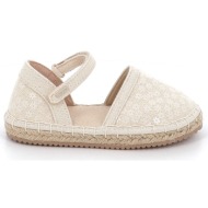  παιδική εσπαντρίγια για κορίτσι mayoral χρώματος μπεζ 27-41749-056