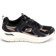  γυναικείο αθλητικό παπούτσι skechers arch fit 2.0 χρώματος μαύρο 150332-bkrg