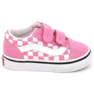  παιδικό χαμηλό casual για κορίτσι vans old skool v χρώματος ροζ vn000ctgfrq1