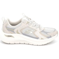  γυναικείο αθλητικό παπούτσι skechers arch fit 2.0 χρώματος μπεζ 150332-nat