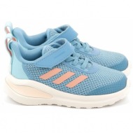  παιδικό αθλητικό για κορίτσι adidas fortarun shoes υφασμάτινο χρώματος γαλάζιο fy1464