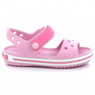  παιδικό πέδιλο για κορίτσι ανατομικό crocs crocband sandal χρώματος ροζ 12856-6gd
