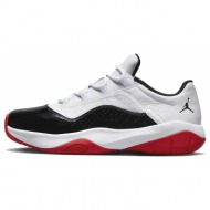  jordan air 11 cmft low ανδρικά παπούτσια για μπάσκετ dn4180-102 white/black-university red