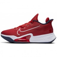  nike air zoom bb nxt μπασκετικά παπούτσια ck5707-600 sport red/white-obsidian