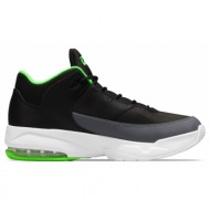  jordan max aura 3 ανδρικά μποτάκια για μπάσκετ cz4167-003 black/green strike-cool grey-white