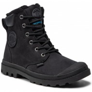  ορειβατικά παπούτσια palladium - pampa sport cuff wps 72992-010-m black/black