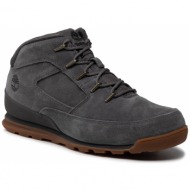  παπούτσια πεζοπορίας timberland - euro rock heritage tb0a2kx8c641 dark grey suede