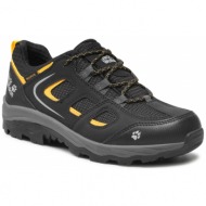  παπούτσια πεζοπορίας jack wolfskin - vojo texapore low k 4042191 black/burly yellow