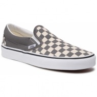  πάνινα παπούτσια vans - classic slip-o vn0a4bv3tb51 (checkerboard)pewtertrwht