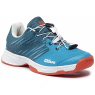  παπούτσια wilson - kaos jr 2.0 ql wrs329110 blue coral/wht/fiesta