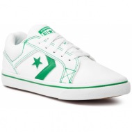  πάνινα παπούτσια converse - el distrito 2.0 ox a00374c white/green/gum honey