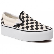  πάνινα παπούτσια vans - classic slip-o vn0a7q5rtyq1 checkerboard black/classi