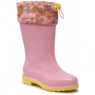  γαλότσες melissa - mini melissa rain boot iii inf 33616 pink/yellow ab198