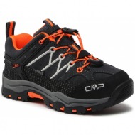  παπούτσια πεζοπορίας cmp - rigel low trekking shoes wp 3q13244 antracite/flash orange 47ug