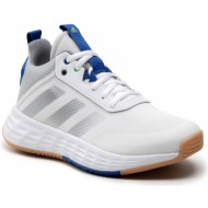  παπούτσια adidas - ownthegame 2.0 k gw1553 cloud white/silver metallic/royal blue