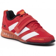  παπούτσια adidas - adipower weightlifting iii gy8924 vivid red/cloud white/impact orange
