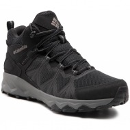  παπούτσια πεζοπορίας columbia - peakfreak ii mid outdry bm7573 black/titanium ii 010