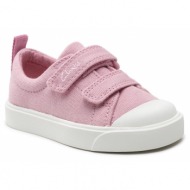  sneakers clarks city bright t 261490956 pink canvas