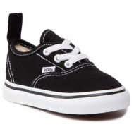  πάνινα παπούτσια vans authentic elas vn0a34a1lxn1 (elastic lace)blk/tr wht