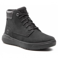  μποτίνια timberland seneca bay 6in side zip tb0a2m8q015 black nubuck