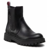  μπότες tommy hilfiger cheksea boot t3a5-32390-1355 black 999