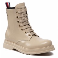  ορειβατικά παπούτσια tommy hilfiger lace-up bootie t4a5-32411-1453500 m beige 500