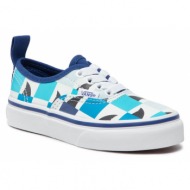  πάνινα παπούτσια vans authentic elas vn0a4busabq1 (glow checkerboard sharks)