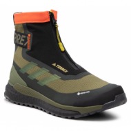  παπούτσια adidas terrex free hiker c.rdy gor-tex gy6757 focus olive/pulse olive/impact orange