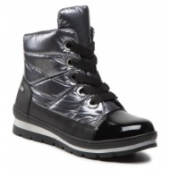  μπότες χιονιού caprice 9-26242-27 black/silver 095/1