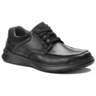  κλειστά παπούτσια clarks cotrell edge 261373857 blk smooth leather