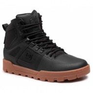  μπότες dc pure high-top wr boot adyb100018 black/gum(bgm)
