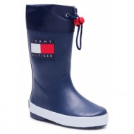  γαλότσες tommy hilfiger rain boot t3x6-30766-0047 m blue 800