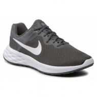  παπούτσια nike revolution 6nn dc3728 004 iron grey/white/smoke grey
