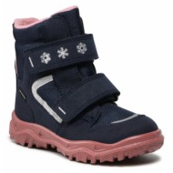  μπότες χιονιού superfit gore-tex 1-000045-8010 s blau/rosa
