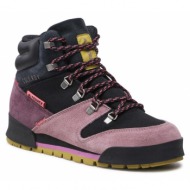  παπούτσια πεζοπορίας adidas terrex snowpitch c.rdy gw9171 core black/purple/pulse olive