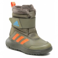  παπούτσια adidas winterplay c gz6797 focus olive/impact orange/shadow olive