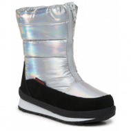  μπότες χιονιού cmp kids rae snow boots wp 39q4964 silver u303