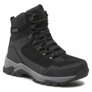  παπούτσια πεζοπορίας whistler detion outdoor leather boot wp w204389 black 1001s