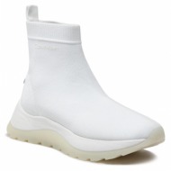  αθλητικά calvin klein 2 piece sole sock boot-knit hw0hw01338 ck white yaf